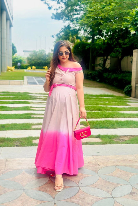 PINK OMBRE DRESS