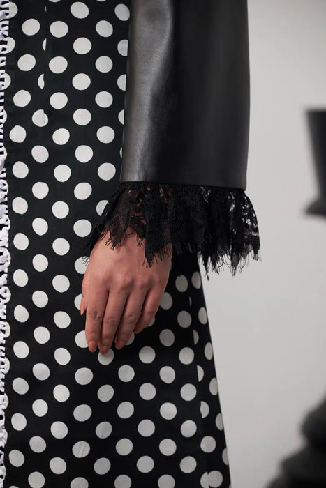 GRANDMASTER DRESS WITH EMBELLISHED CAPE