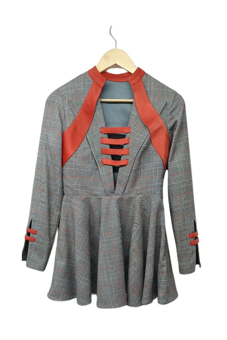 Palmira Peplum Jacket | Roze2.11