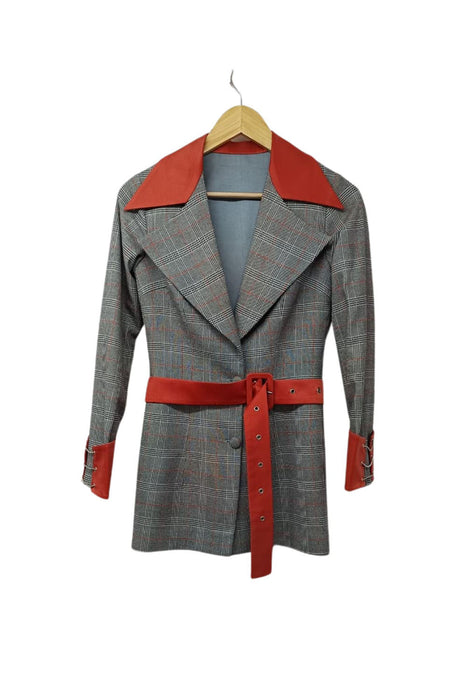 Blazer with Belt | Roze2.11