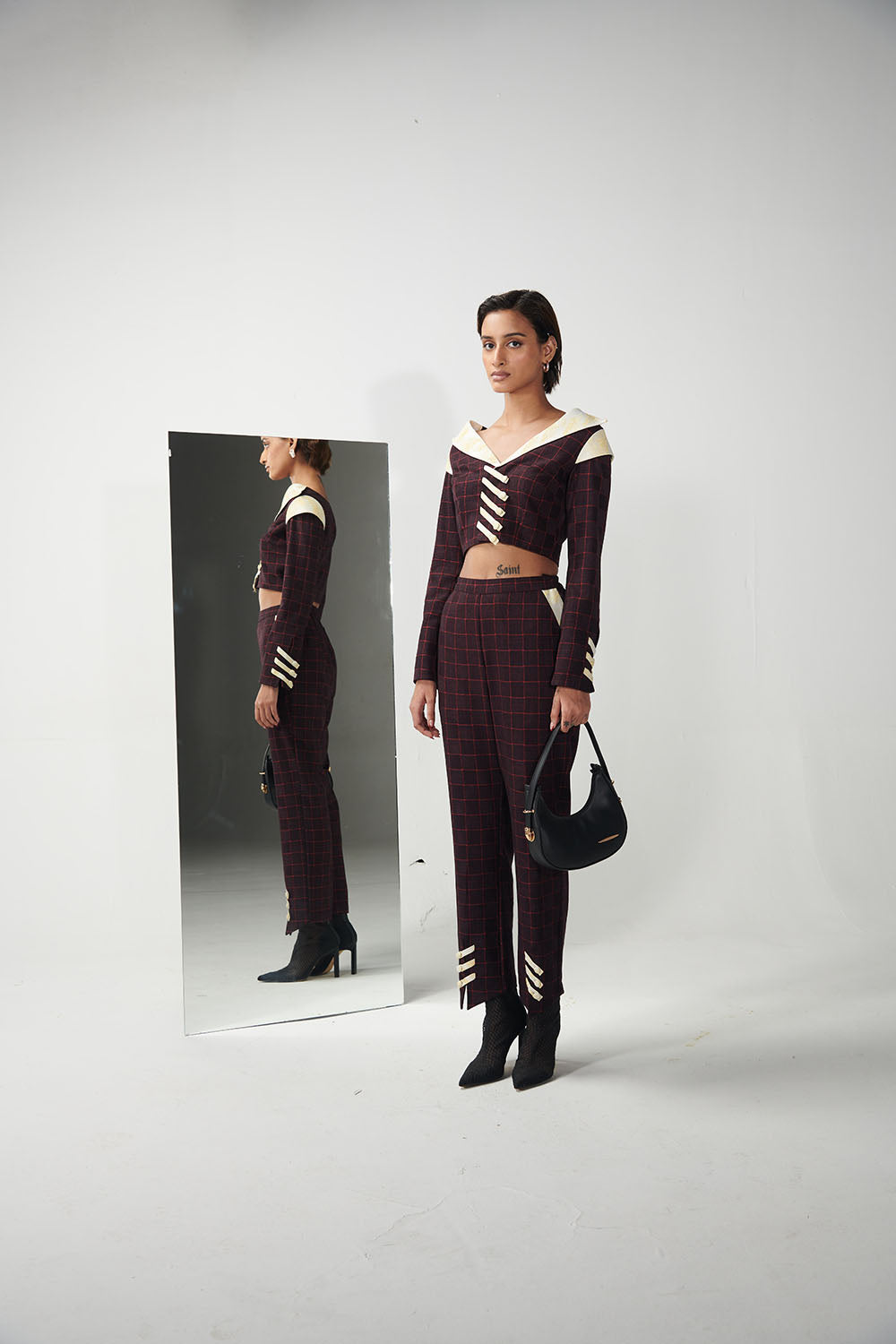 Crop Blazer | Roze2.11