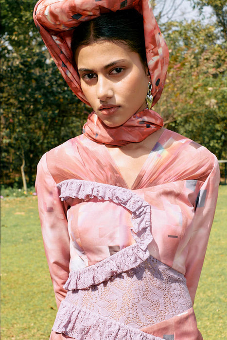 HELICONIA PARISIAN DRAMA DRESS | Roze2.11