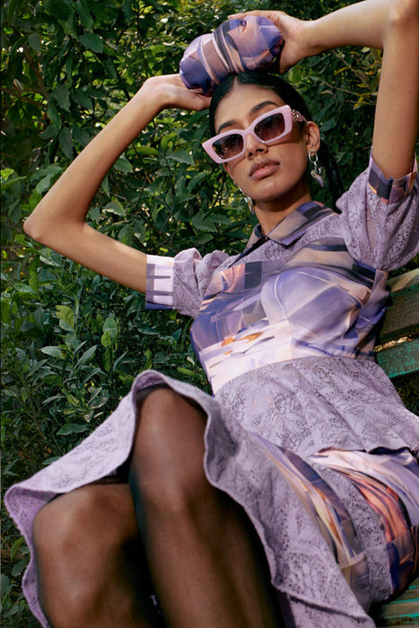 CALATHEA BLOOM SKIRT | Roze2.11