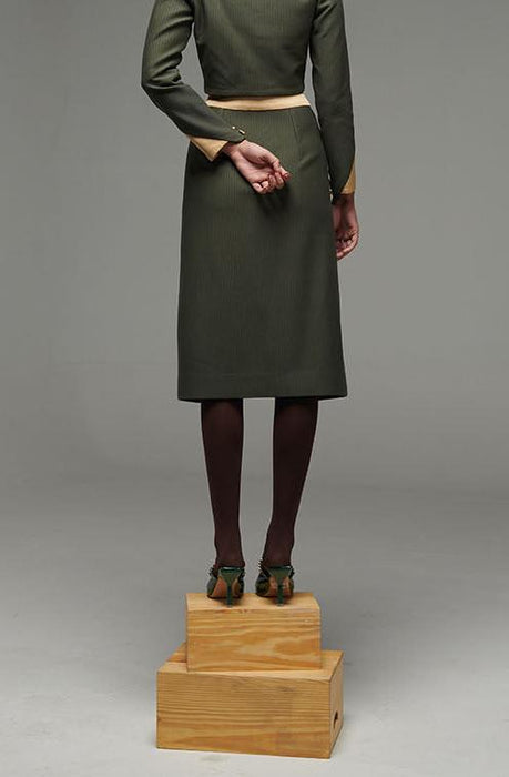 Calf Length  Skirt | Roze2.11