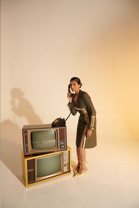 Lace-up Zenica dress