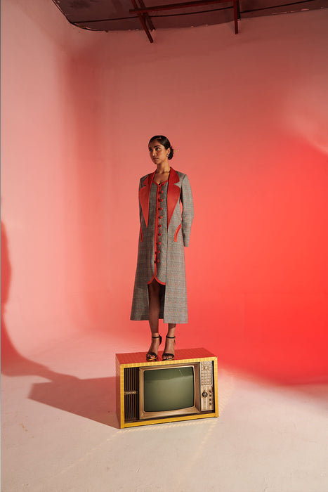 Trench Style Dress | Roze2.11