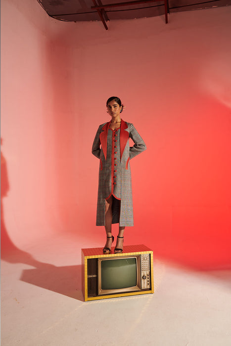 Trench Style Dress | Roze2.11