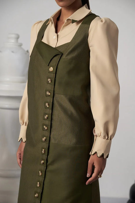 DECOY PINAFORE DRESS SET