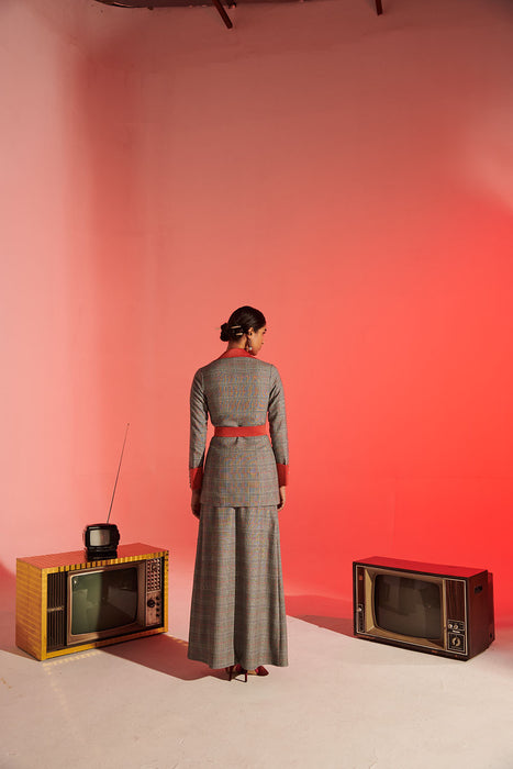 Blazer with Belt | Roze2.11