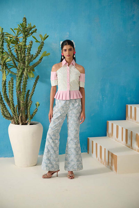 ALBRIGHT DENIM PANT COORD SET