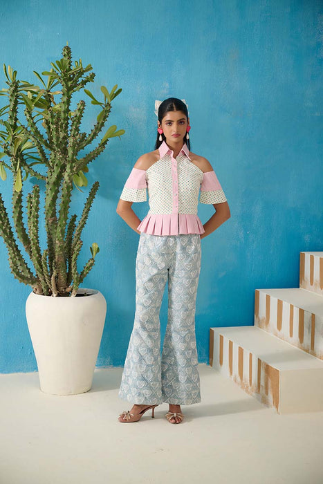 ALBRIGHT DENIM PANT COORD SET