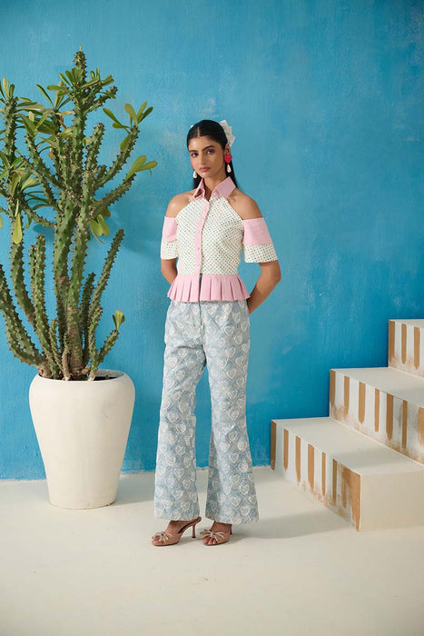 ALBRIGHT DENIM PANT COORD SET