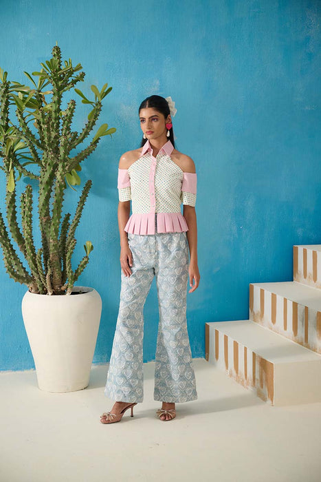 ALBRIGHT DENIM PANT COORD SET