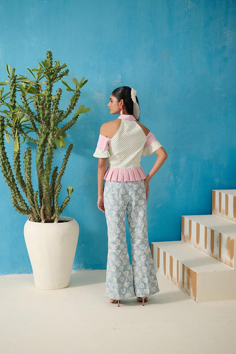 ALBRIGHT DENIM PANT COORD SET