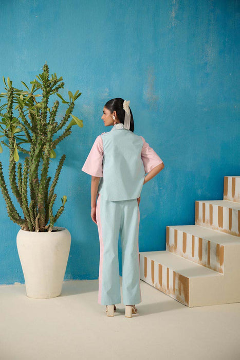 BIGELOW PATTERN ON PATTERN PANT COORD