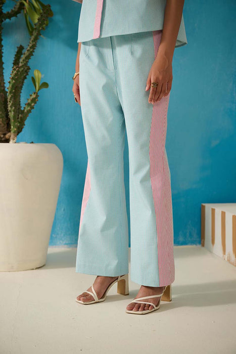 BIGELOW PATTERN ON PATTERN PANT COORD