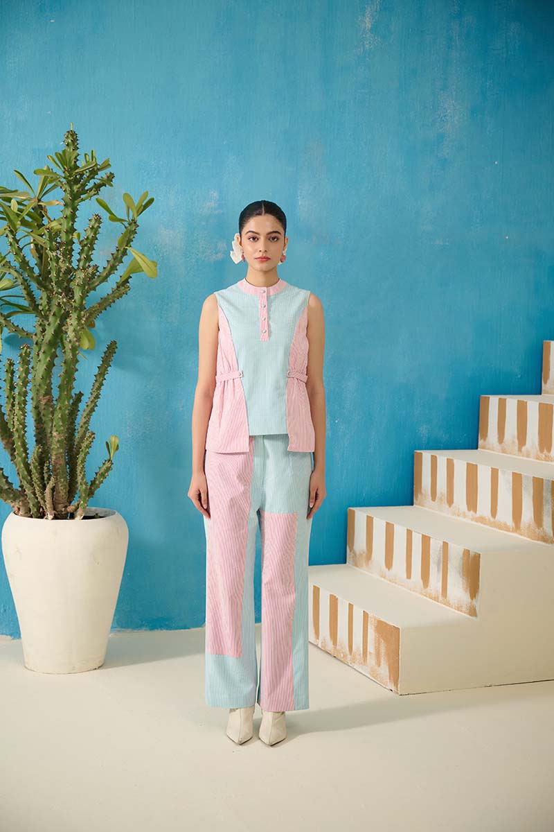 RIDE SLEEVELESS TOP PANT COORD SET