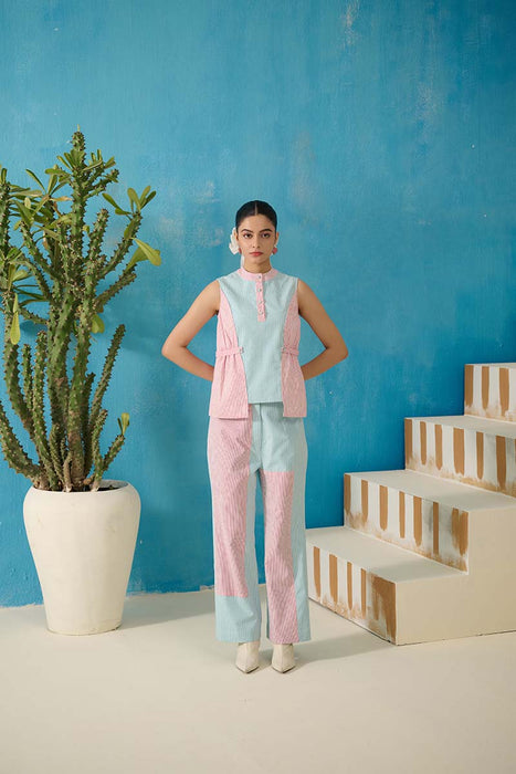 RIDE SLEEVELESS TOP PANT COORD SET