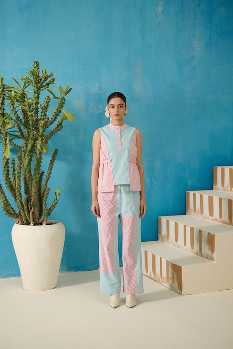 RIDE SLEEVELESS TOP PANT COORD SET