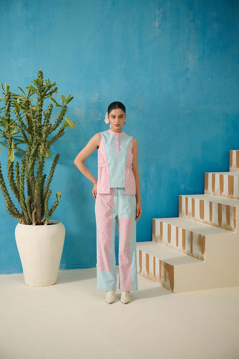 RIDE SLEEVELESS TOP PANT COORD SET