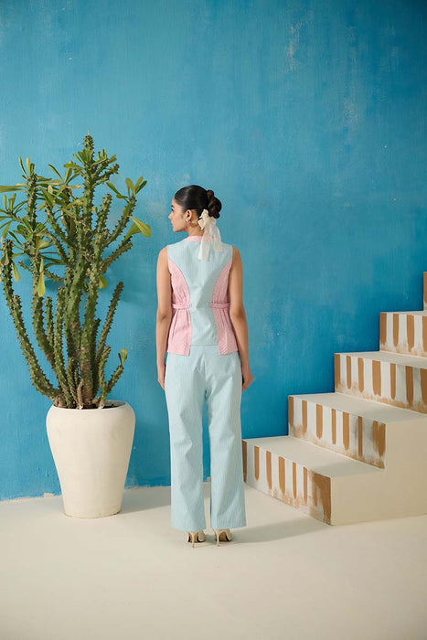 RIDE SLEEVELESS TOP PANT COORD SET