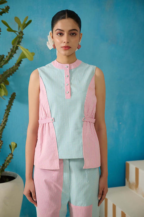 RIDE SLEEVELESS TOP PANT COORD SET