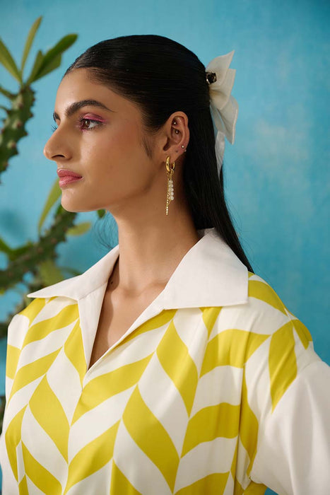 CORBETT RELAXED FIT GEORGETTE DRESS