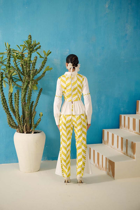 MORENO SHIRT-BOOT CUT TROUSERS COORD SET