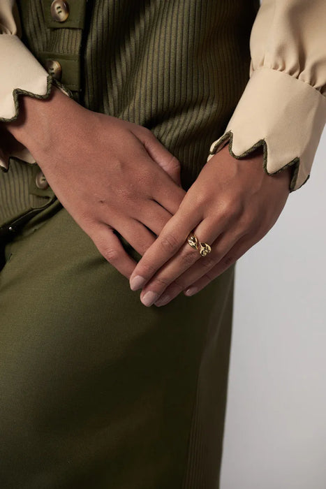 DECOY PINAFORE DRESS SET