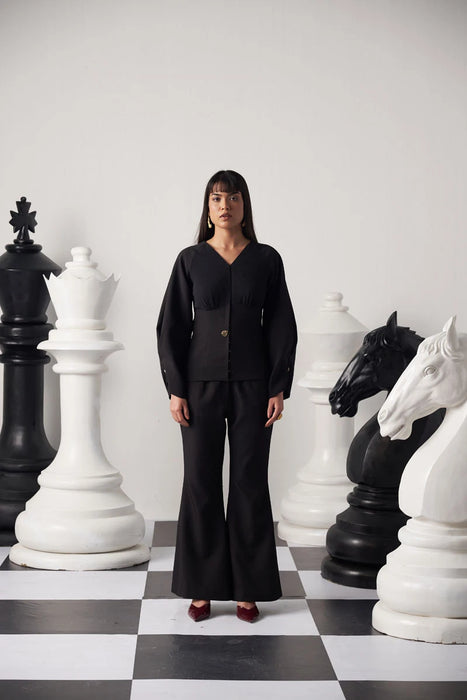 BOOKWIN BLACK PANT SET