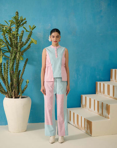 RIDE SLEEVELESS TOP PANT COORD SET